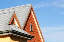 Modern Australian house with blue sky